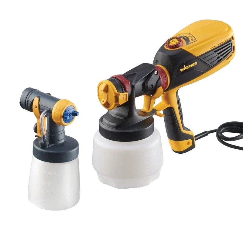 Wagner Flexio 590 Hvlp Handheld Paint Sprayer Kit With Two Nozzles