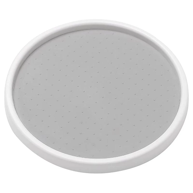 White 10 Inch Plastic Turntable For Kitchen Organization