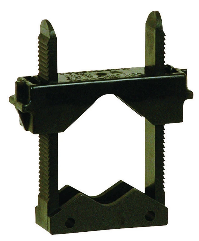 Touchdown Black Nylon Pipe Clamps 3/8 To 1-1/8 O.d. 2 Pack