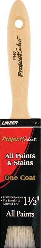 Project Select 1-1/2 In. Flat Paint Brush For All Paints & Stains