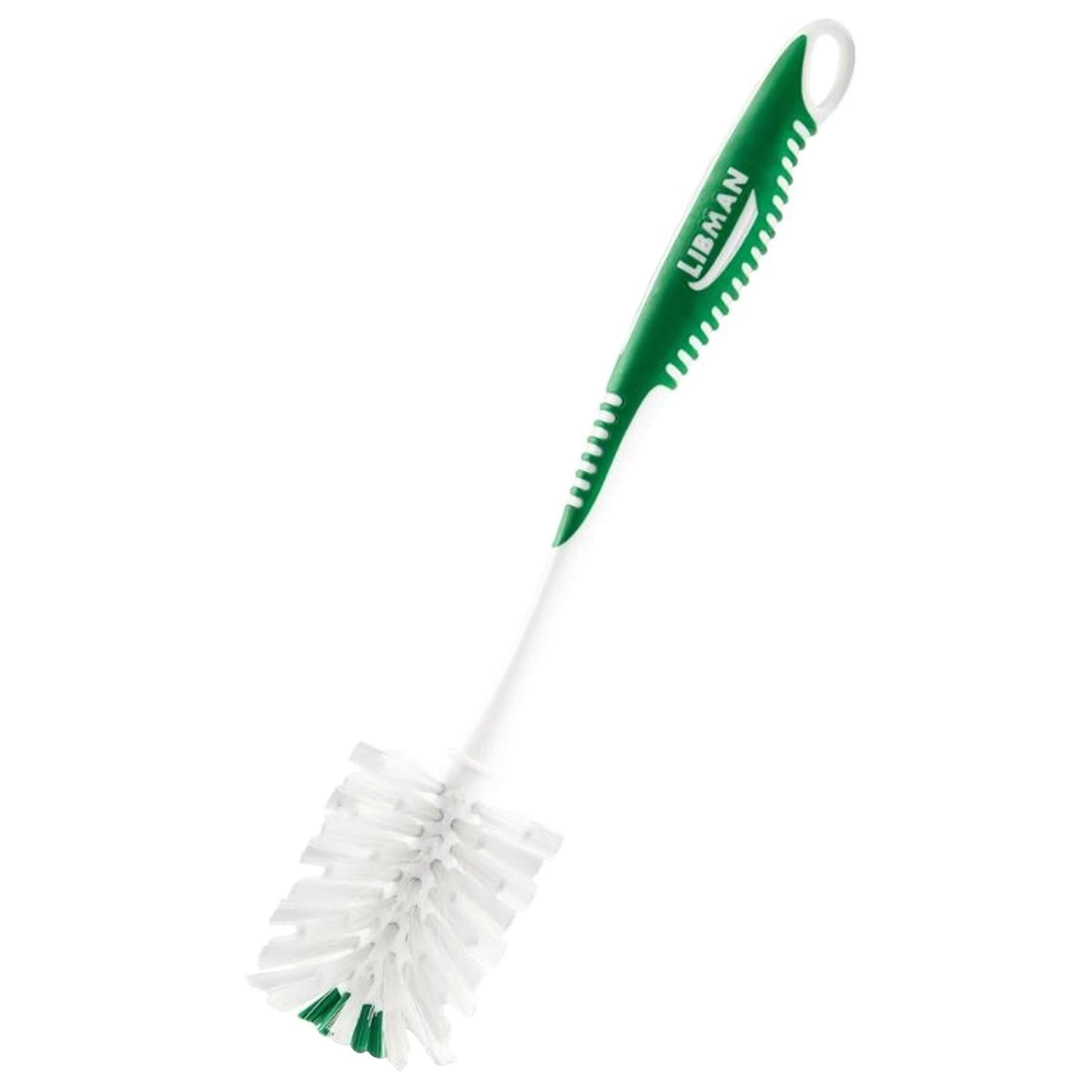 1352 12 In. Bottle Brush, 2.5 In. W Soft Bristle, Green/white, Pack Of 6