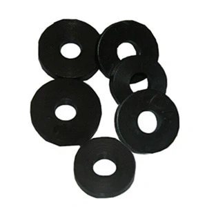 3/8" Flat Bibb Washers, Black Neoprene, 6pk, Model 02-1111