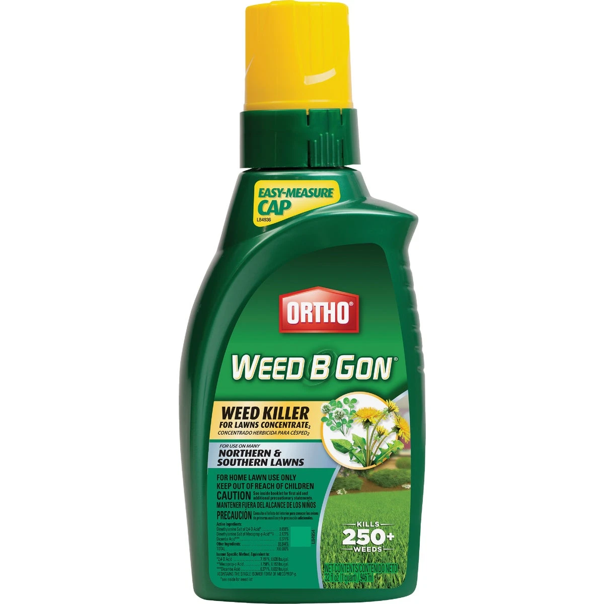 Weed-b-gon Concentrate Weed Killer For Lawns, 32 Ounce Bottle