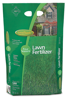 Premium Lawn Fertilizer, 30-0-3, Covers 5,000 Sq. Ft., 16-Lbs.
