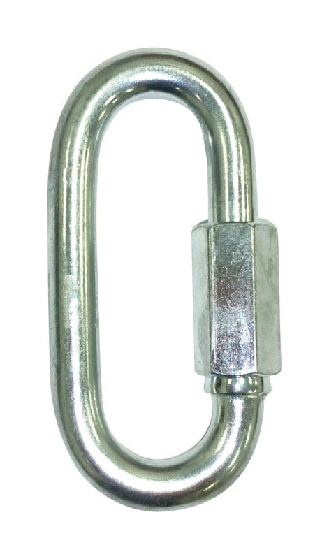 2-1/4 In. H Farm Screw Pin Quick Links 660 Lb Steel Zinc Plated