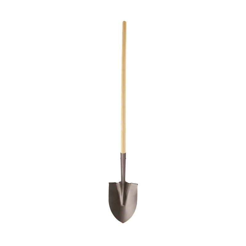 Eagle Long-handle Steel Shovel 8-1/4 In. W X 46 In. L Hardwood Handle