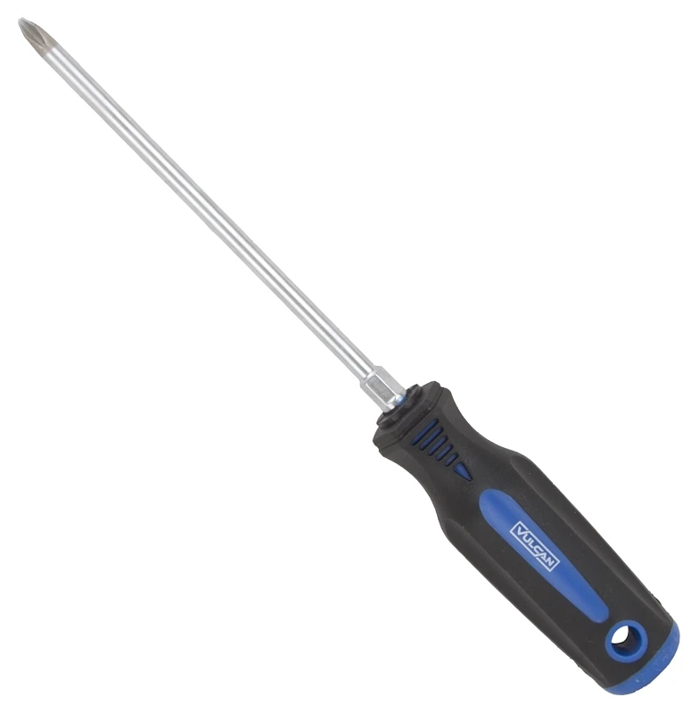 6 Inch No. 2 Magnetic Tip Phillips Point Steel Screwdriver