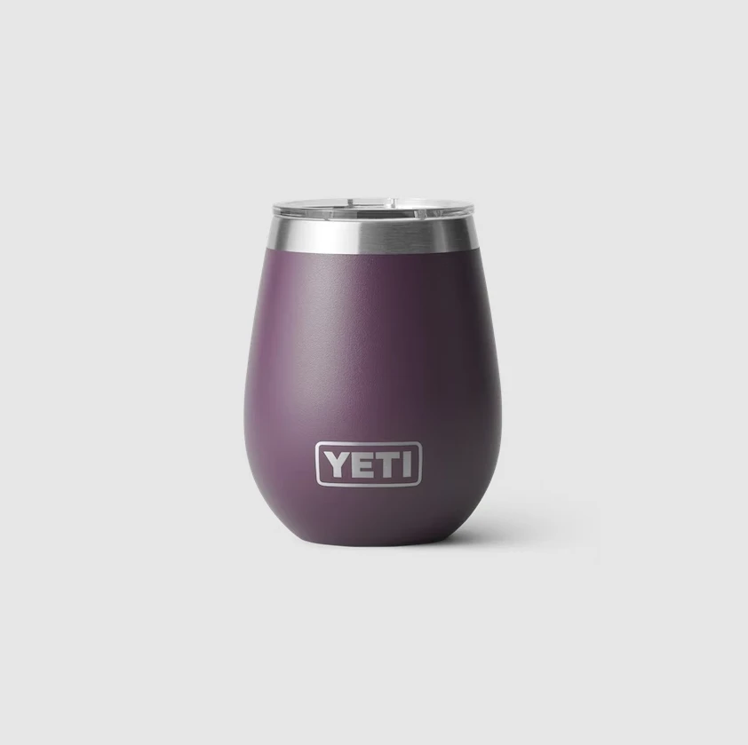 Rambler 10 Oz Nordic Purple Wine Tumbler With Magslider Lid