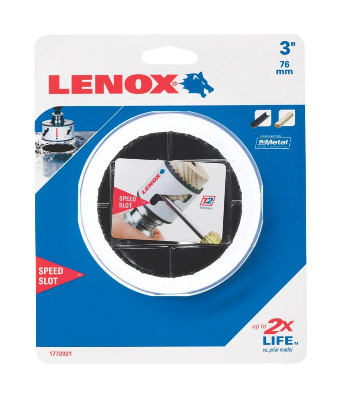 Speed Slot 3 In. Bi-metal Hole Saw For Heavy-duty Cutting