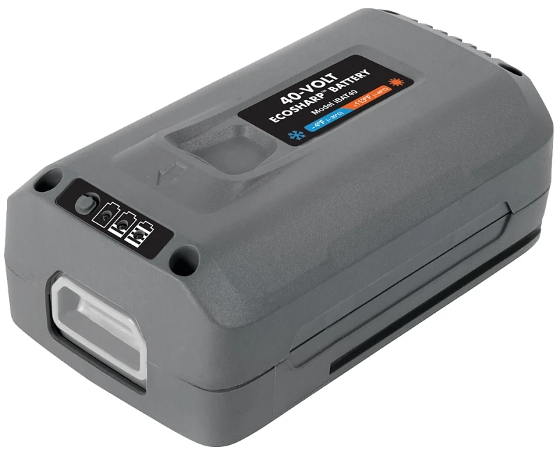40-volt Ecosharp 4 Amp Lithium-ion Battery Ibat40 For Cordless Tools
