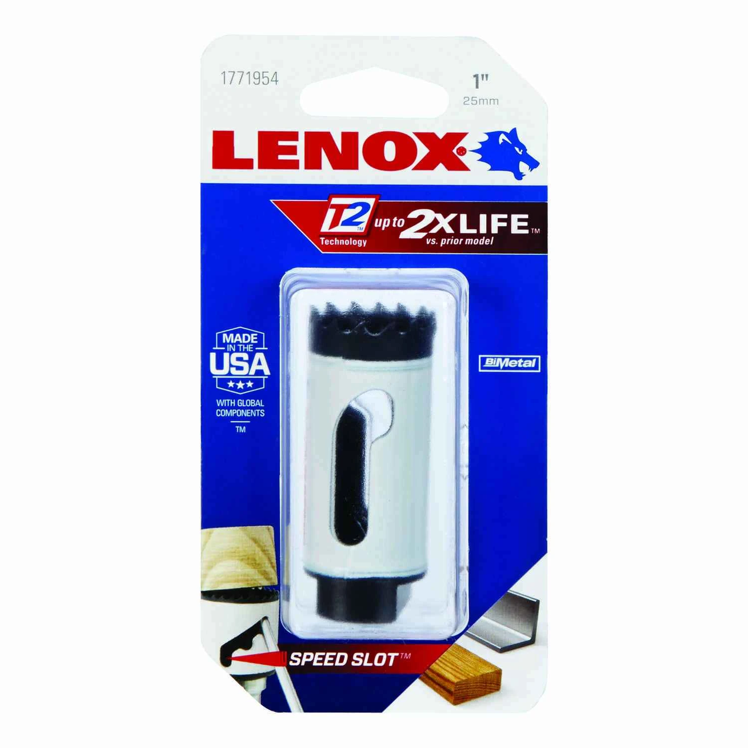 Speed Slot 1 In. Bi-metal Hole Saw For Heavy-duty Cutting