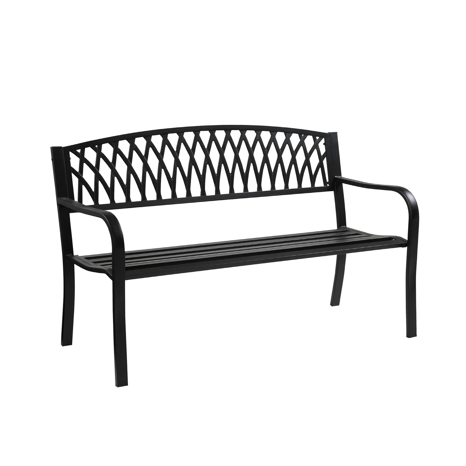 PARK BNCH BLK 33"X50"