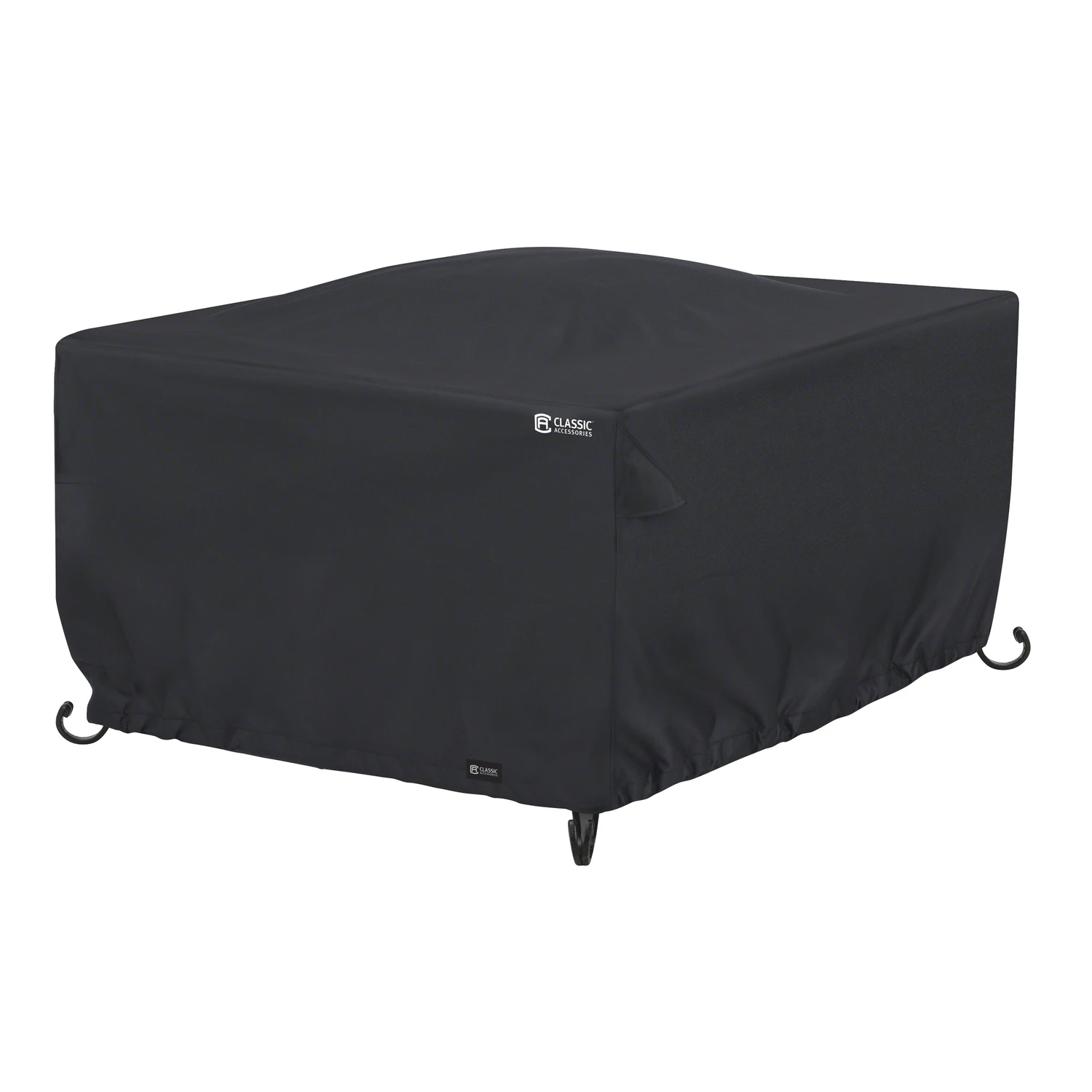 22 In. H X 42 In. W X 42 In. L Black Polyester Fire Pit Cover