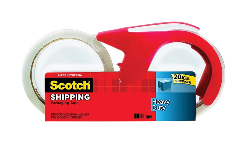 Scotch 1.88 In. W X 38.2 Yd L Heavy Duty Packaging Tape Clear