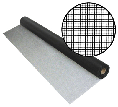 Bettervue 96 In. X 25 Ft. Black Fiberglass Pool And Patio Screen