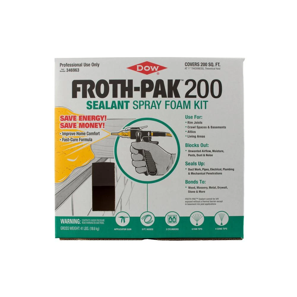 200 Two-component Polyurethane Foam Sealant Kit - 200 Board Feet