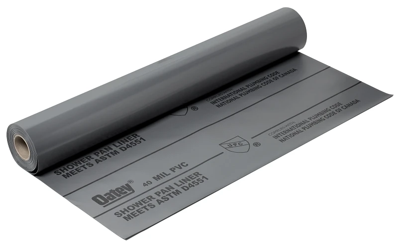 5 Ft. X 40 Ft. Gray Pvc Shower Pan Liner Roll - Oatey Model 41597