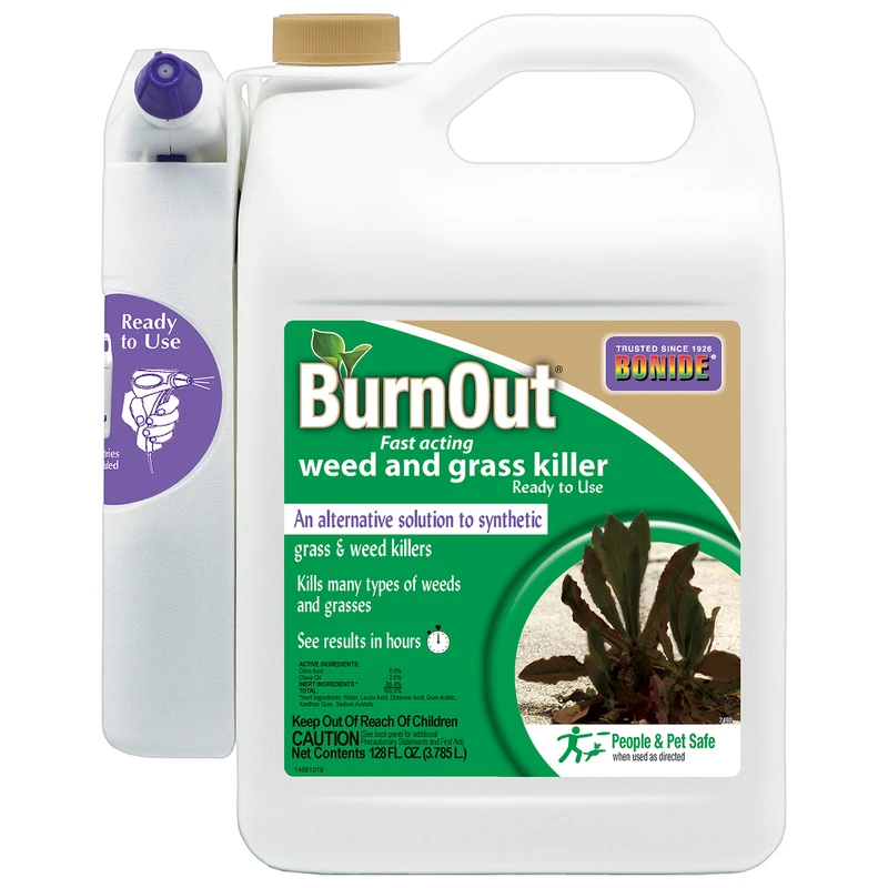 Bonide Burnout Weed & Grass Killer Rtu Liquid 1 Gallon Power Sprayer