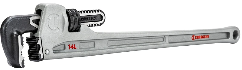 14 Inch Aluminum K9 Long Handle Pipe Wrench For Plumbing And Mro Applications