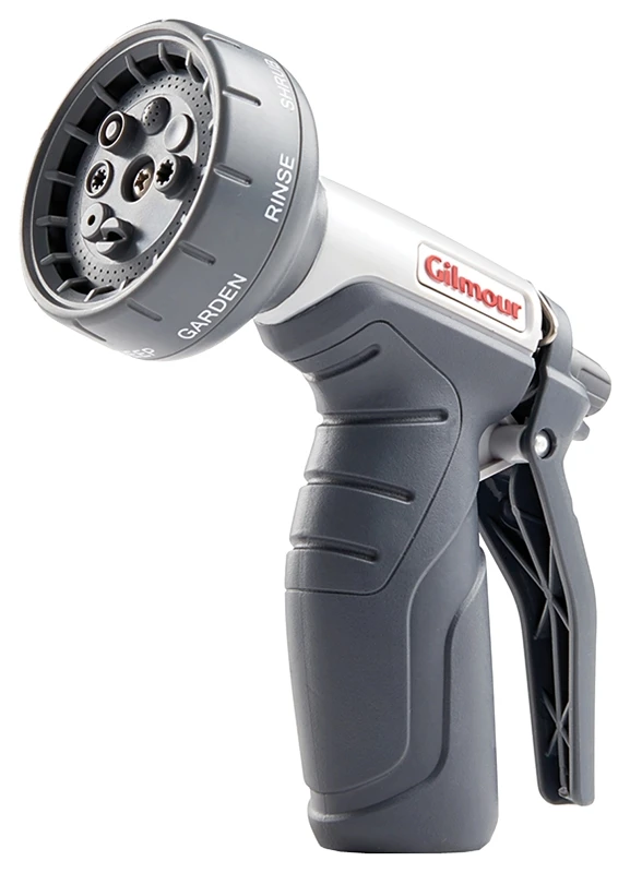 8 Pattern Plastic Hose Nozzle - Lightweight Ergonomic Design