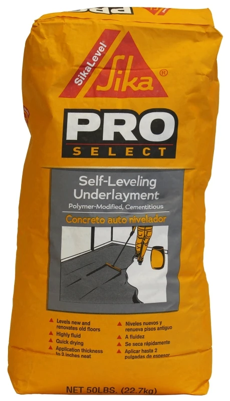 50 Lb Self-leveling Underlayment Concrete Mix By Sika - Model 517004