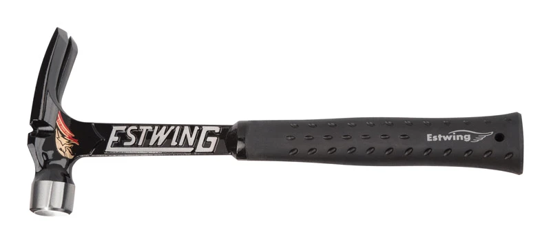 15 Oz. Estwing Black Vinyl Gripped Ultra Framing Hammer With Milled Face And Forged Steel