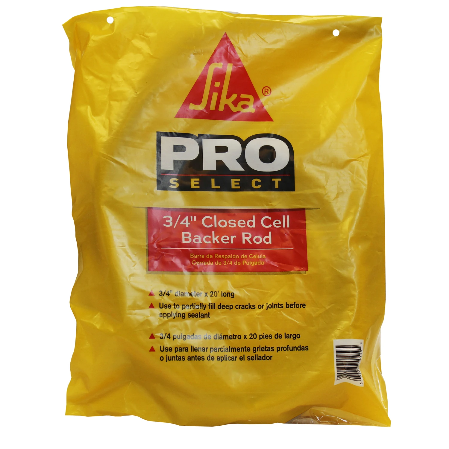 Closed-cell Expansion Foam Backer Rod 20 Ft. L X 0.75 In. D For Sealant Applications
