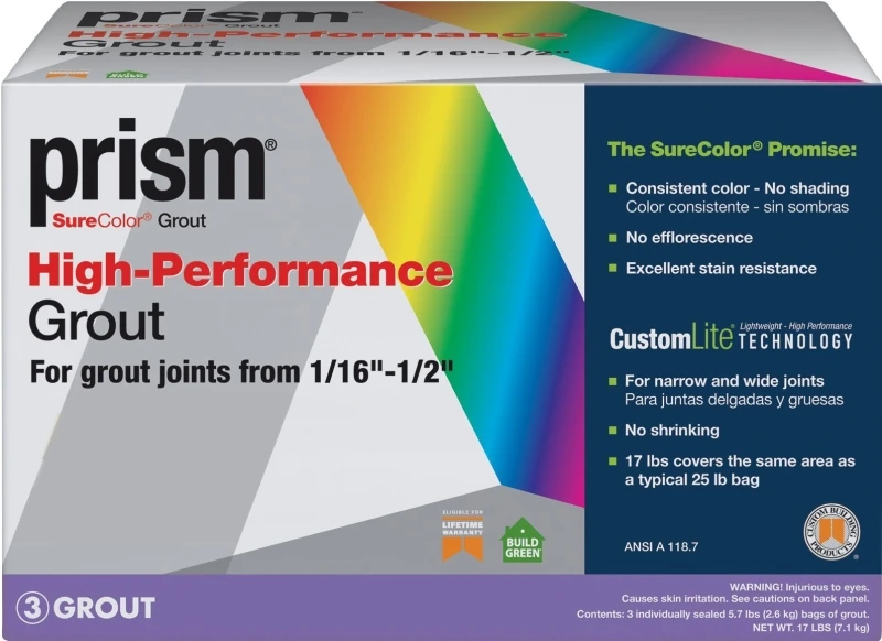 Prism #60 Charcoal 17 Lb. Grout For Tile And Stone Applications