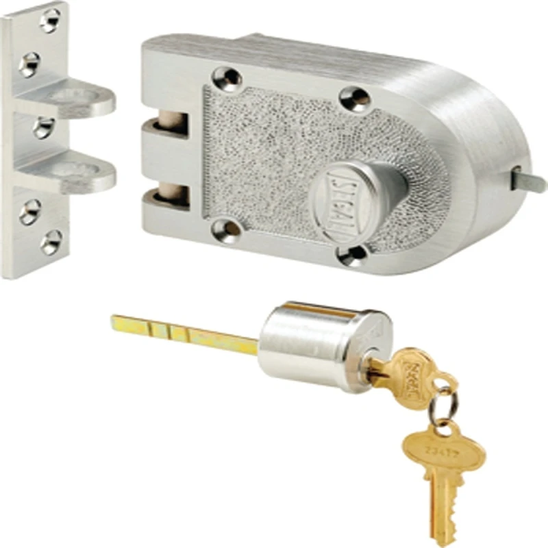 Segal Brushed Chrome Single Cylinder Deadbolt Se 15323