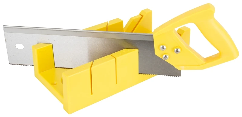 BOX MITRE W/SAW PLASTIC 12IN