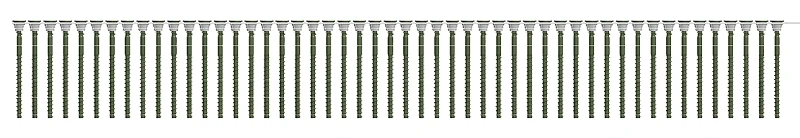 #10 X 3 In. Green Star Bugle-head Drive Collated Deck Screw