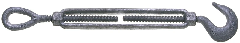 Baron Galvanized Steel Turnbuckle 1500 lb. cap. Baron Galvanized Steel Turnbuckle 1500 lb. cap.