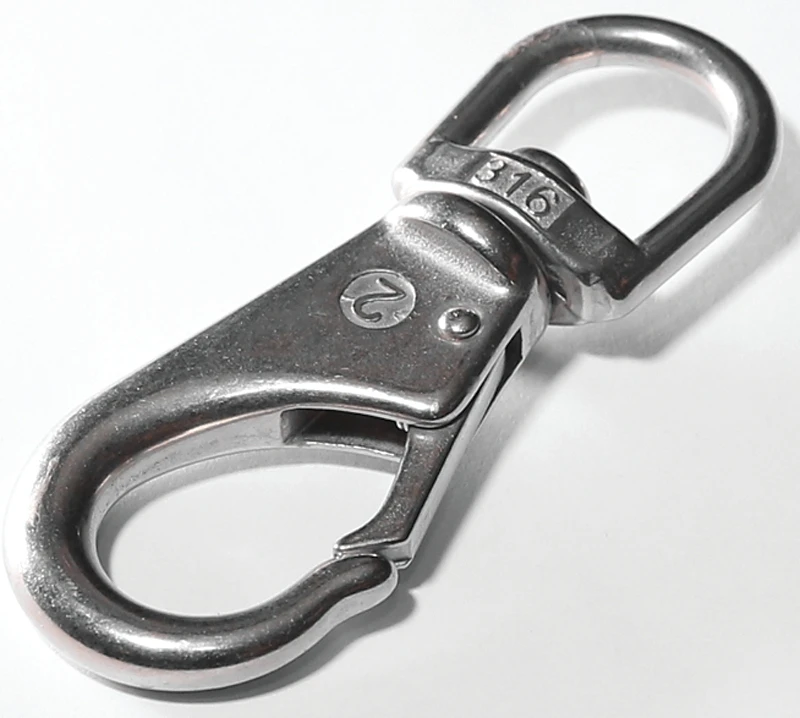 3/4 In. Diameter X 3-7/8 In. Length Nickel-plated Steel Bolt Snap 270 Lb