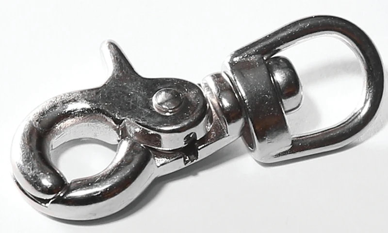 3/8 In. Diameter X 2-1/2 In. Length Nickel-plated Steel Trigger Snap 40 Lb