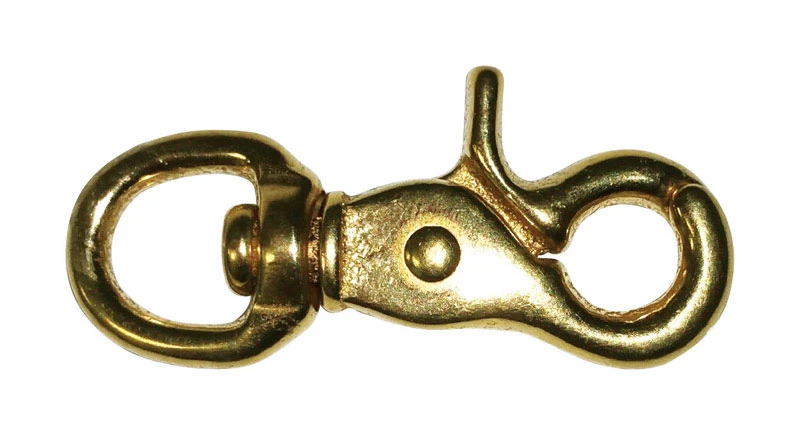 1/2 In. Diameter X 2-1/2 In. Length Polished Bronze Trigger Snap 40 Lb Working Load