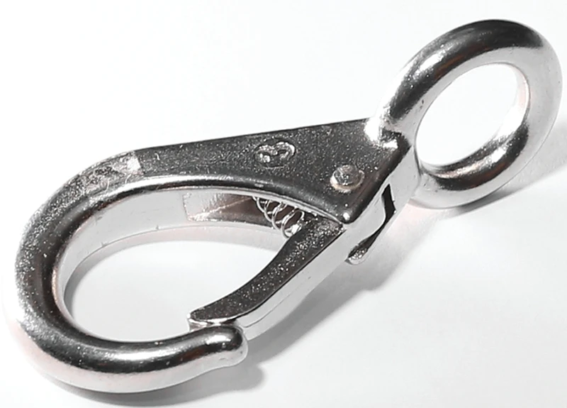 5/8 In. Diameter X 2-3/4 In. Length Polished Stainless Steel Snap Hook 440 Lb