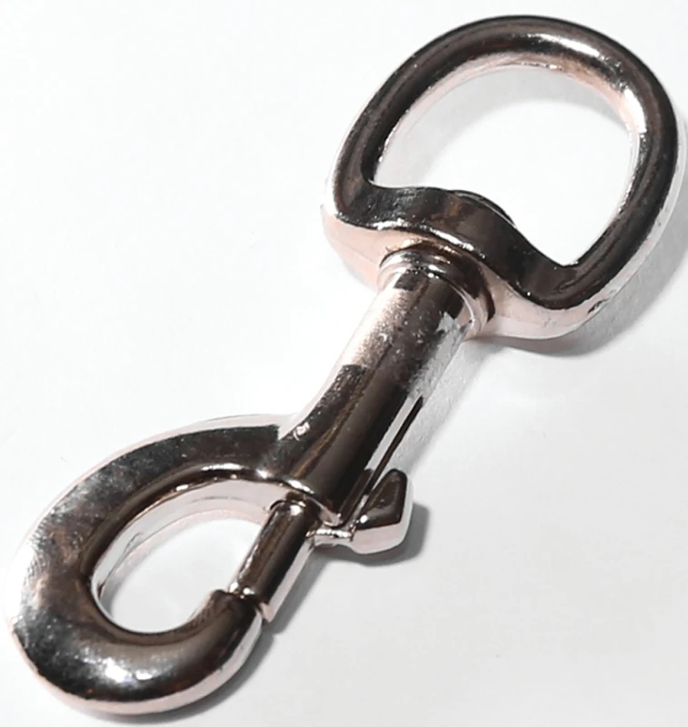 5/8 In. Diameter X 3-1/2 In. Length Nickel-plated Steel Bolt Snap 130 Lb