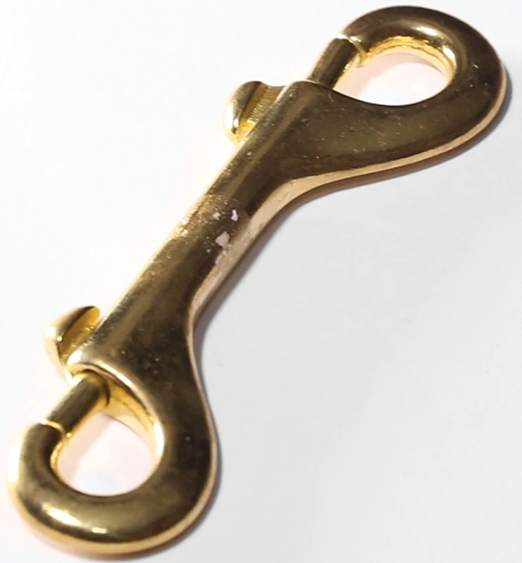 3/8 In. Diameter X 3-1/2 In. Length Polished Bronze Bolt Snap 70 Lb Working Load