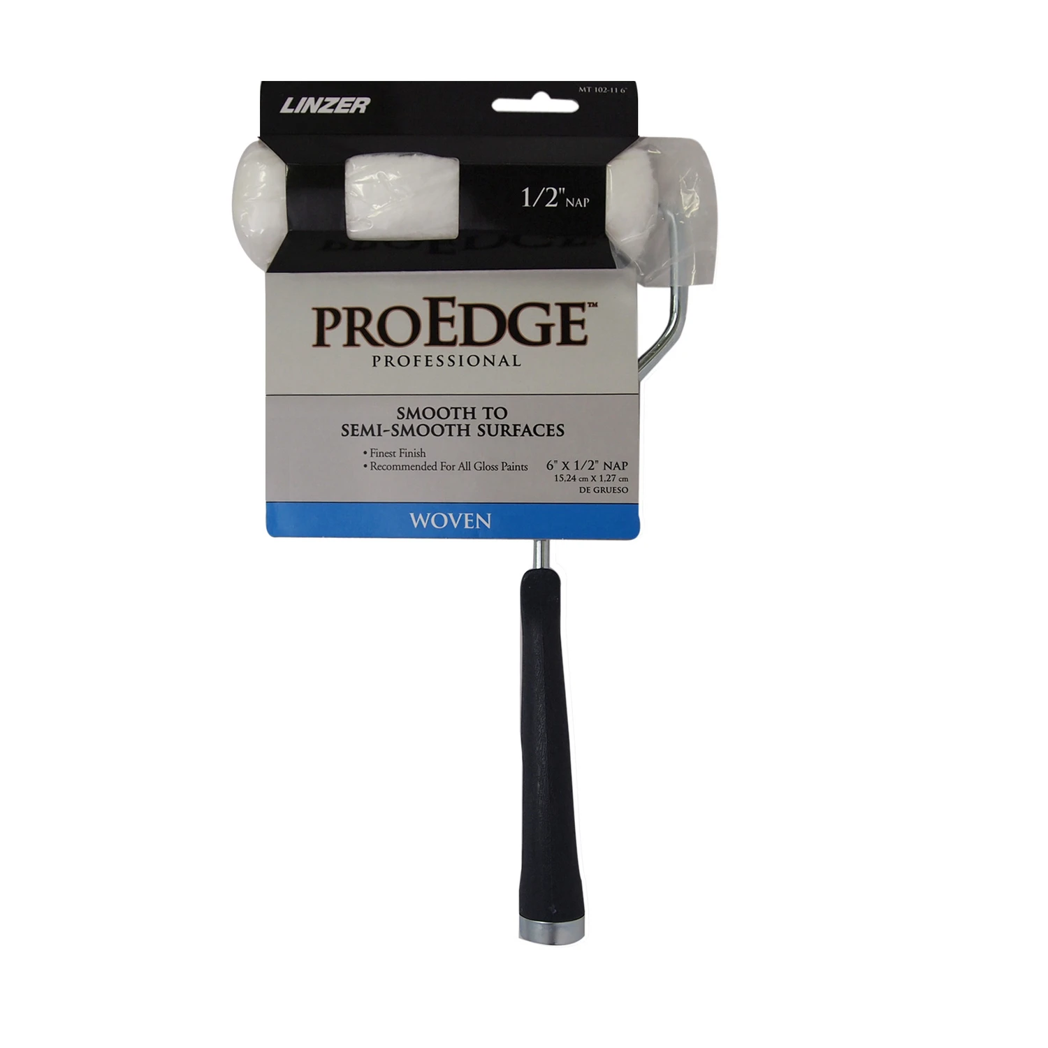 Pro Edge 6 In. W Mini Paint Roller Frame And Cover With Threaded End