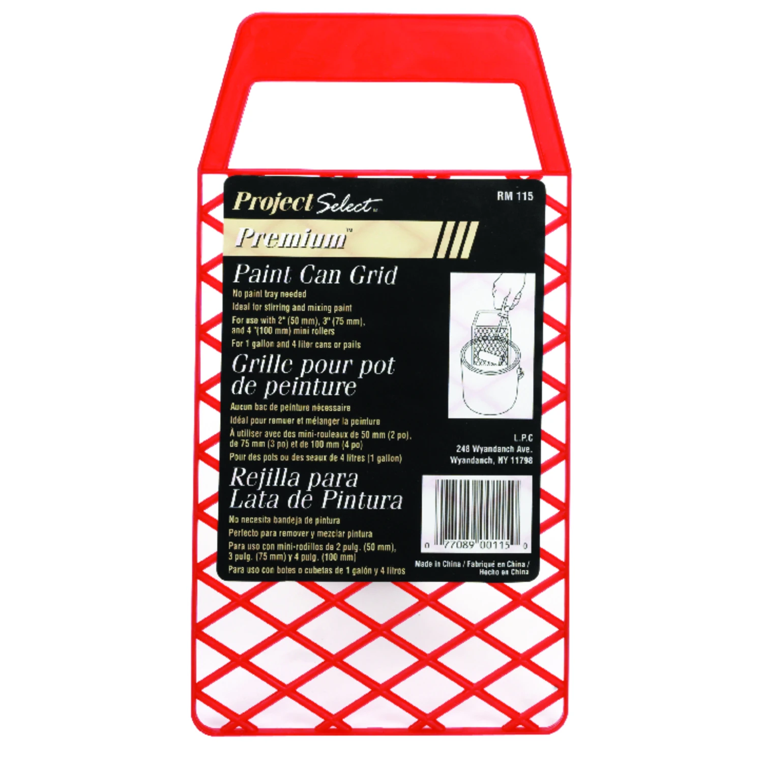 BUCKET GRID PLSTC 1G