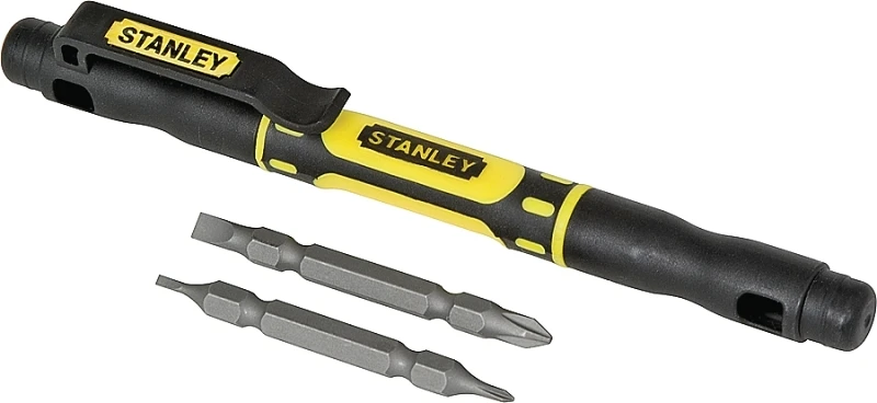 4-in-1 Pocket Screwdriver With Magnetic Tip And Comfort Grip, Model 66-344