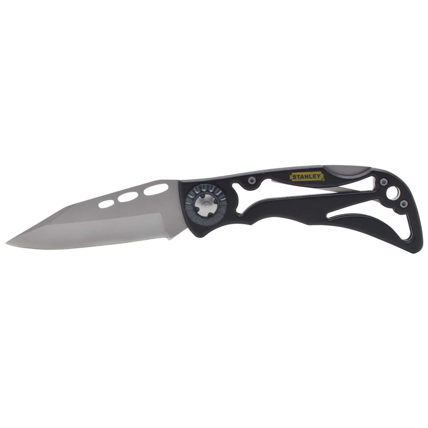Stanley Skeleton Frame 7-1/4 in. Pocket Knife Black/Gray 1 pk