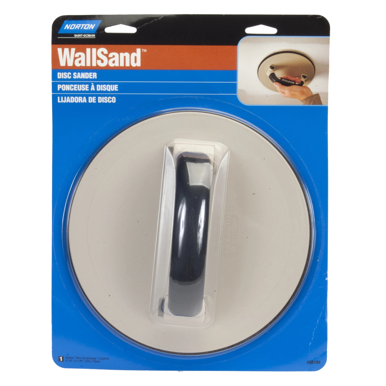 Wallsand 9 In. Disc Sander For Drywall Finishing And Surface Preparation