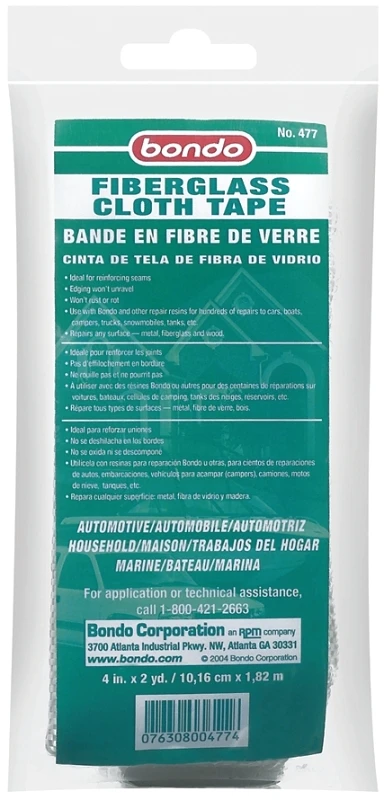 Fiberglass Cloth Tape 4 In. X 72 In. For Strong Repairs