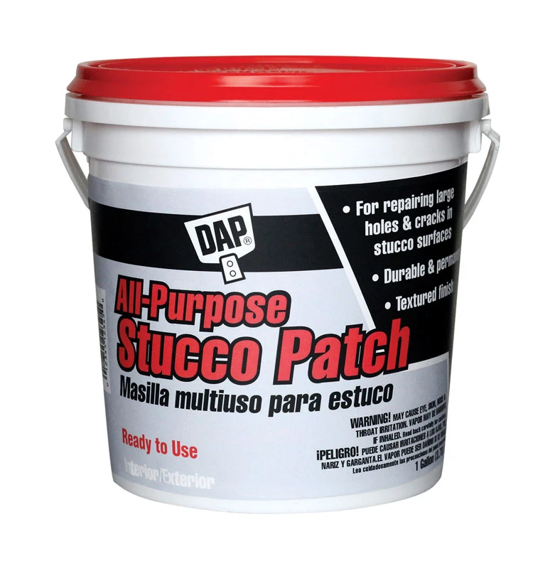 All-purpose Stucco Ready To Use White Patch 1 Gallon - Durable And Paintable