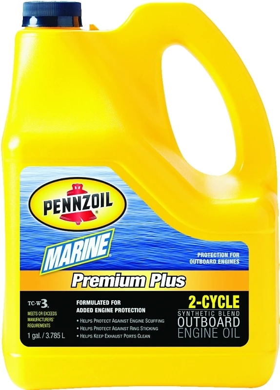 Premium Plus 2-cycle Synthetic Blend Outboard Engine Oil, 1 Gallon
