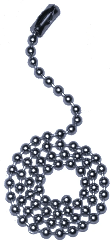 36 Inch Chrome Beaded Pull Chain With Connector - Model Fa127
