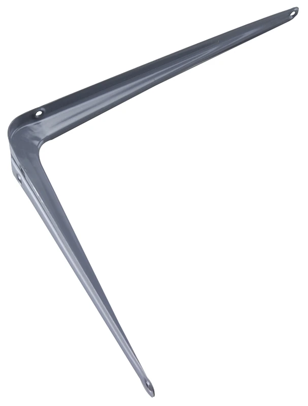 10 In. X 12 In. Grey Enameled Shelf Bracket By Richelieu Hardware
