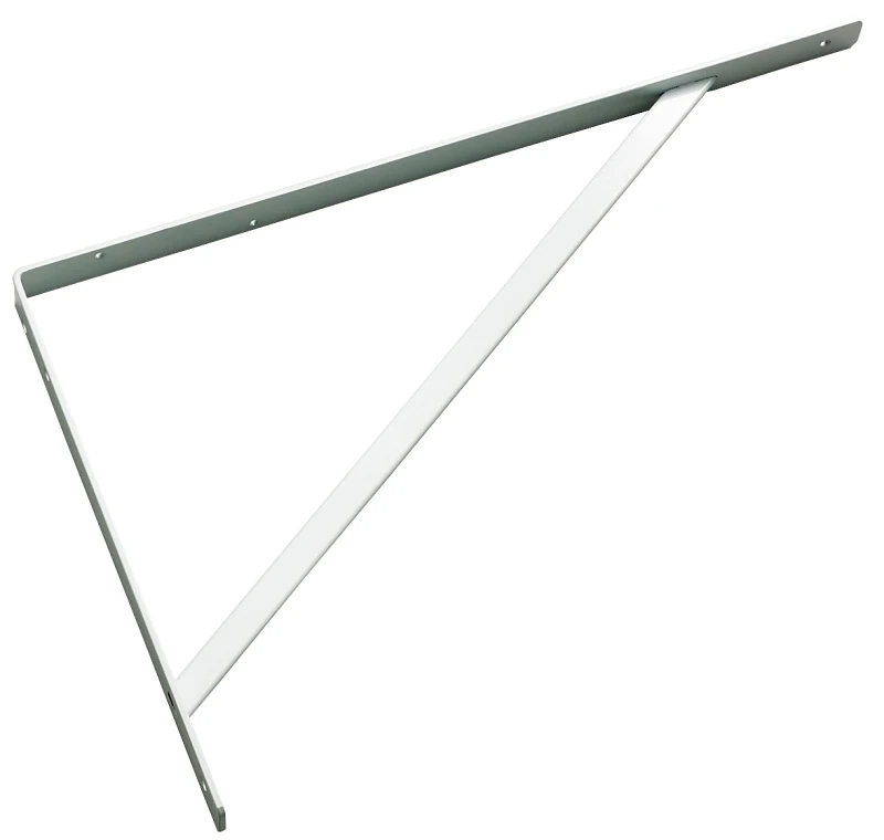 16 Inch White Heavy Duty Shelf Bracket By Richelieu Hardware Model 494w16b