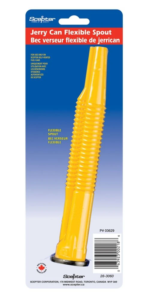 Flexible Gas Can Spout For Jerry Can - Model 03629 - Yellow